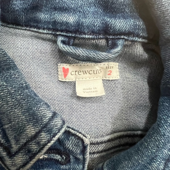 J Crew Crewcuts unicorn denim jacket, Size 2T - Picture 3 of 3